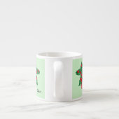 Mok Espresso : Poinsettia (Achterkant)