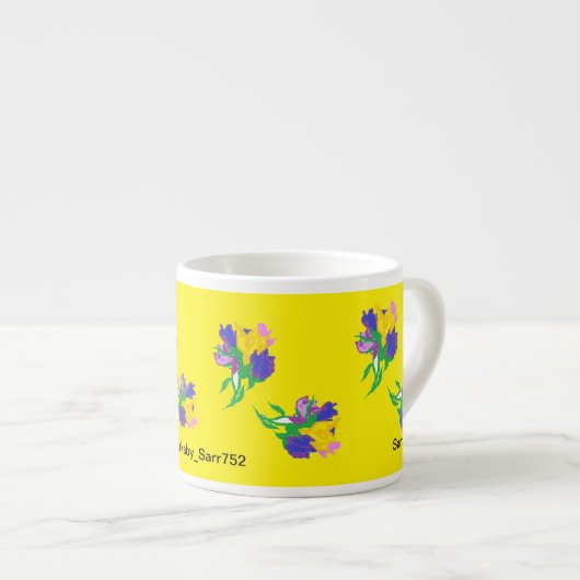 Mok : ESPRESSO Tulips (Voorkant rechts)