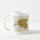 Mok Estland vlag + kaart (Links)