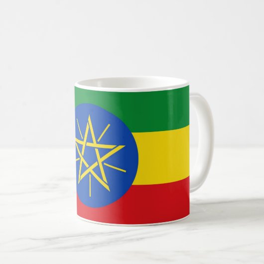 Mok Ethiopianese vlag (Voorkant rechts)