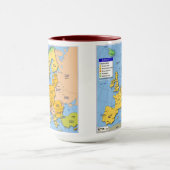 Mok Europese kaart (Midden)