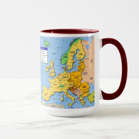 Mok Europese kaart (Rechts)