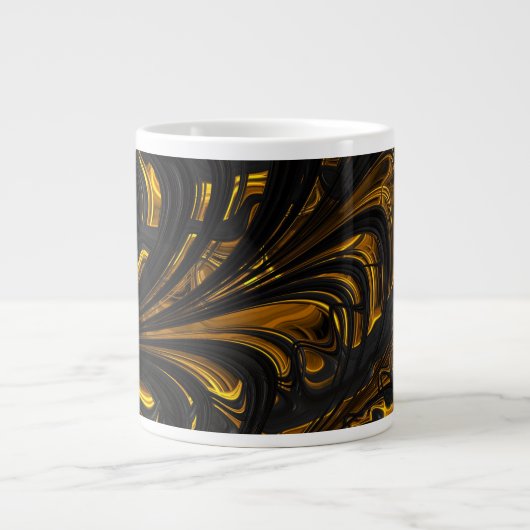 Mok - F1489 "Black Gold Flow" (Voorkant)