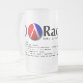 Mok fancy Racket Beer (Voorkant links)