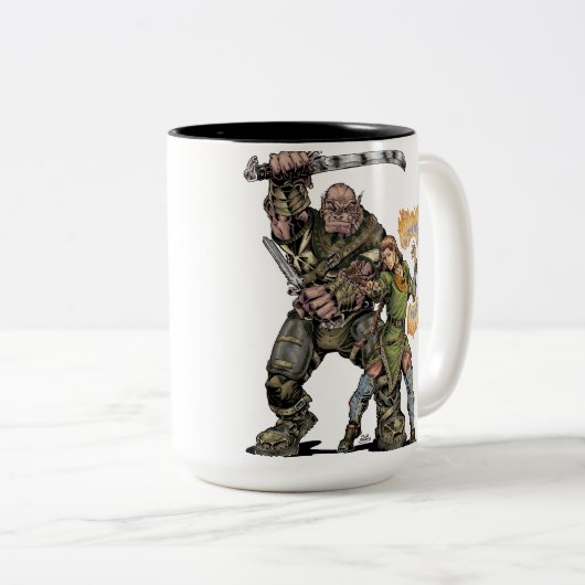 Mok Fantasy Elf en Ogre (Voorkant rechts)