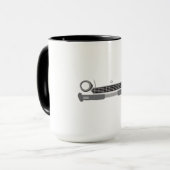 Mok Fiat Spider 2000 (Voorkant links)