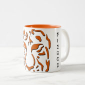 Mok Fierce Tiger in Oranje (Voorkant rechts)