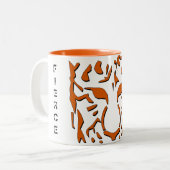 Mok Fierce Tiger in Oranje (Voorkant links)