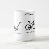 Mok fietsen - Het leven is vol moeilijke keuzes (Center)