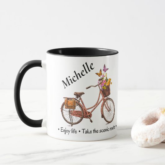 Mok  fietsenprijsopgave (Met donut)