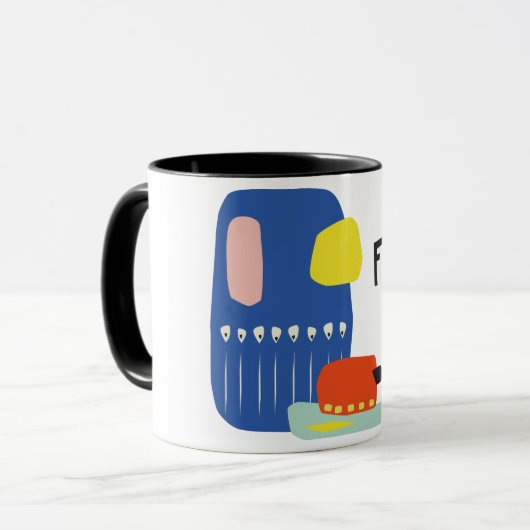 Mok Fika Déco Coffee (Voorkant links)