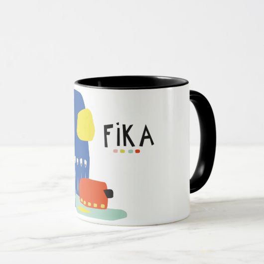 Mok Fika Déco Coffee (Voorkant rechts)