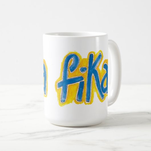 Mok Fika stippen (Voorkant rechts)