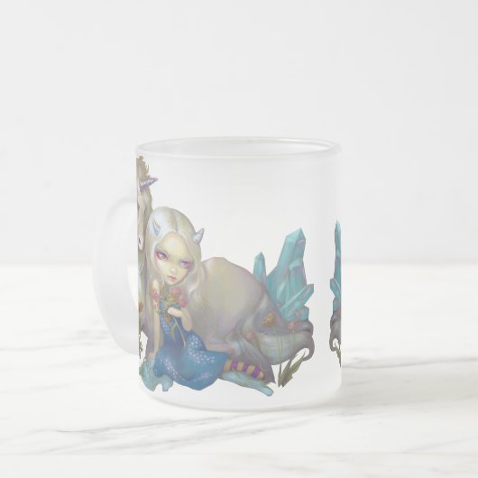 mok "Fiona en de Unicorn" (Voorkant links)