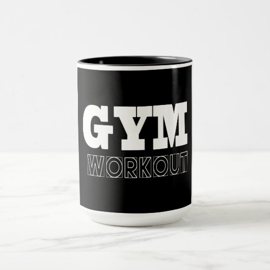 Mok fitness Hoesje fitness gym Workout pomp (Midden)