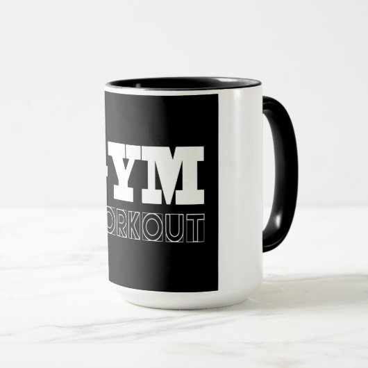 Mok fitness Hoesje fitness gym Workout pomp (Voorkant rechts)