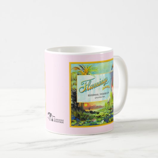 Mok - Flamingo Merk - Fruitkrat Labels (Voorkant rechts)