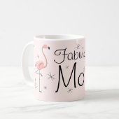 Mok Flamingo Pink "Fabulous Ma" (Voorkant links)