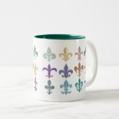 Mok Fleur de Lis Study (Voorkant rechts)