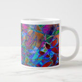 Mok Floral Abstract Glas in lood (Rechts)