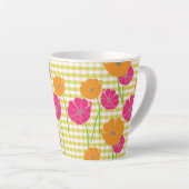 Mok Floral en Gingham Latte (Rechterhoek)