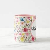 Mok Floral - Gepersonaliseerd (Center)