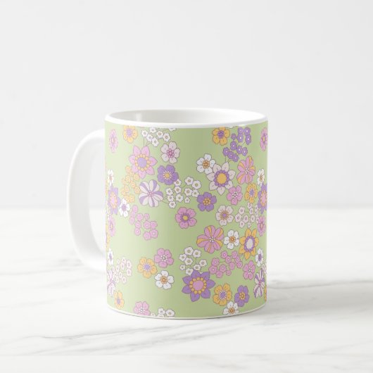 Mok Floral Pattern (Voorkant links)