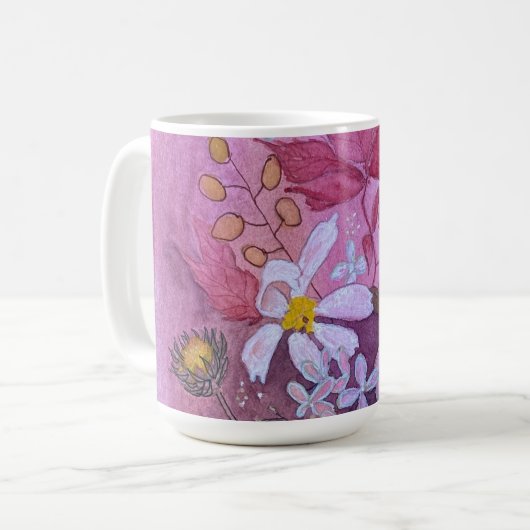 mok florale koffie (Voorkant links)