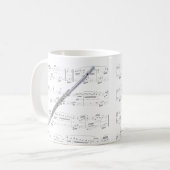 Mok - Flute met tapemuziek (Voorkant links)