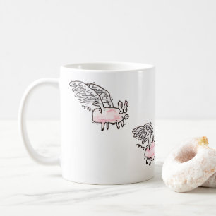 mok "Flying Future Bacon" koffie