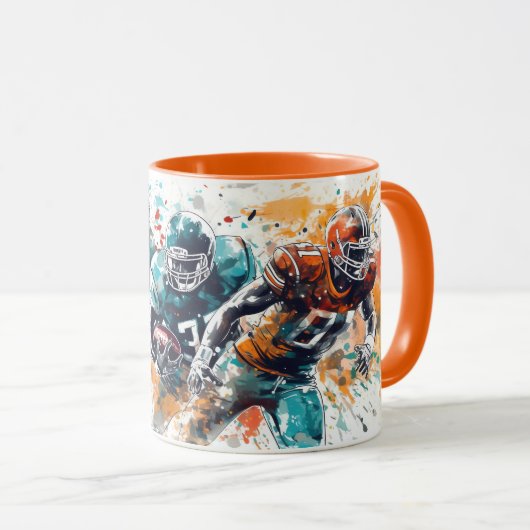 Mok football (Voorkant rechts)