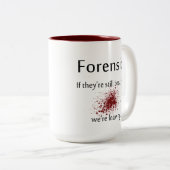 Mok forensische koffie (Voorkant rechts)