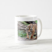 Mok, fototijger, kat. koffiemok (Voorkant rechts)