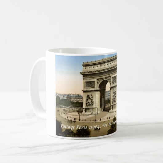 mok  Frankrijk, Arc de Triomphe Monument Paris (Voorkant links)