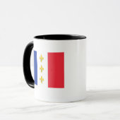 Mok Frankrijk - Tricolor & Fleurs-de-Lys (Voorkant links)