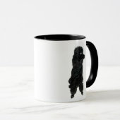 Mok Franse Poodle Cafe au lait (Voorkant rechts)