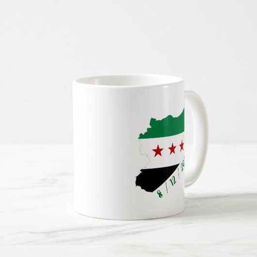 mok - Free Syria Map Flag (Voorkant rechts)