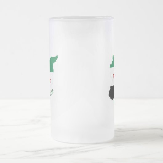 mok - Free Syria Map Flag (Center)