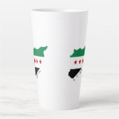 mok - Free Syria Map Flag (Voorkant)