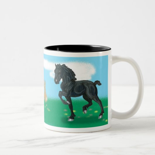 Mok Friesian Horse Foal Bunny (Rechts)