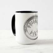 Mok Frisbie Pie Tin (Voorkant links)