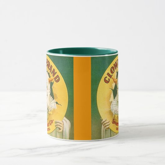 MOK ~ FRUIT CRATE LABEL~ CLOWN ONTWERP (Midden)