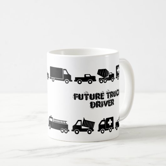 mok "Future Truck Driver" (Voorkant rechts)