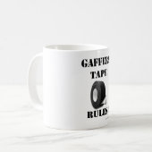 Mok Gaffers Tape Rules (Voorkant links)