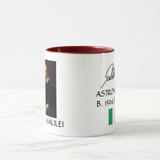 Mok Galileo Galilei Portrait Coffee (Midden)
