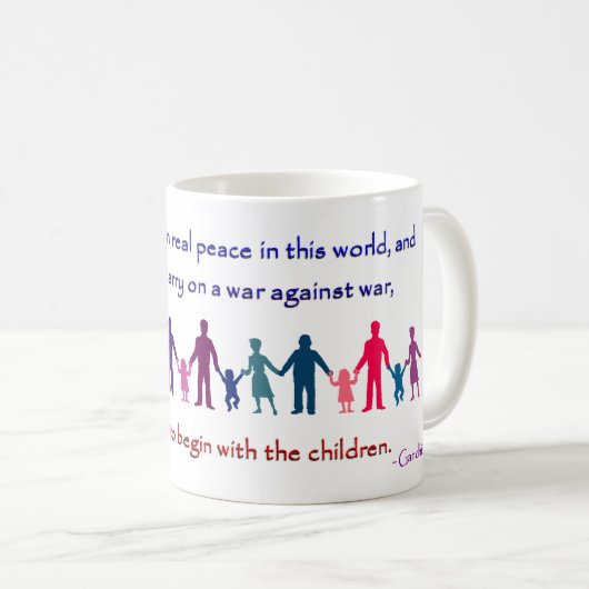 Mok Gandhi Quote (Voorkant rechts)