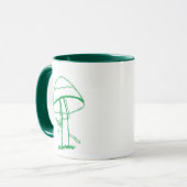 Mok | Gangster paddenstoel met een katana (Voorkant links)