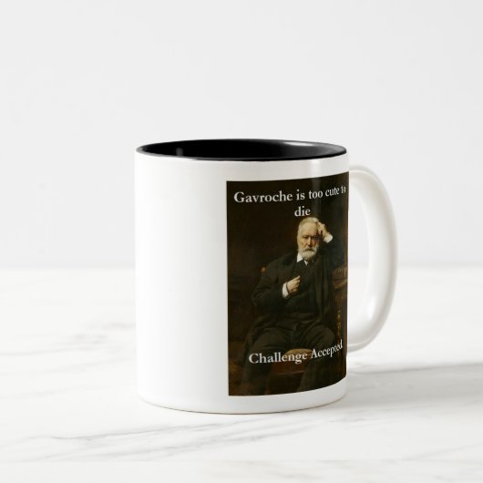 Mok Gavroche "Hugo meme" (Voorkant rechts)