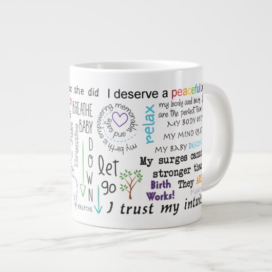 Mok geboorte bevestiging collage (Voorkant rechts)