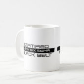 Mok gecertificeerde lean Six Sigma Black Belt Coff (Voorkant links)